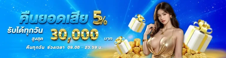 5% cashback on losses.-lsmdeee